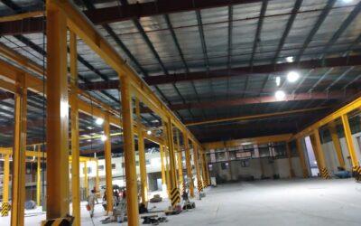 EOT CRANE WITH FREE STANDING COLUMNS