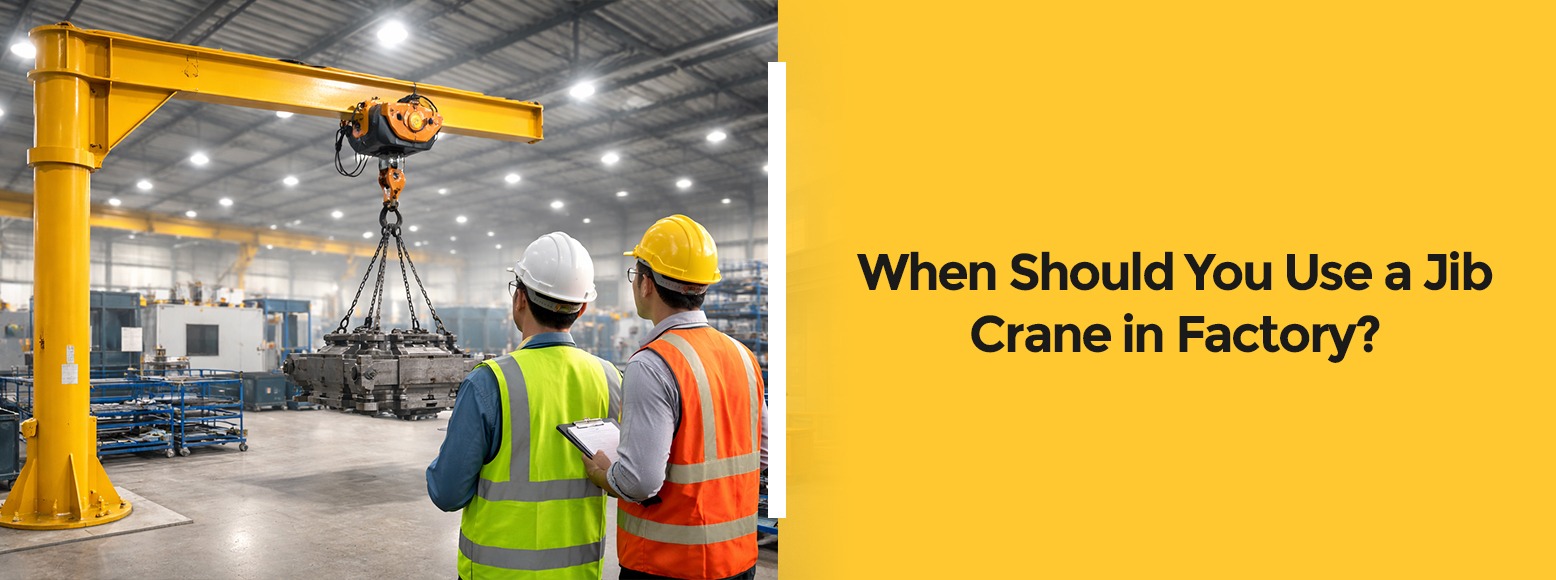 Jib Crane in a Factory | Alwaha Cranes