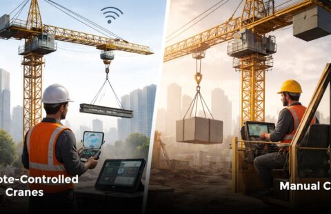 Remote vs Manual Cranes | AlWaha Cranes