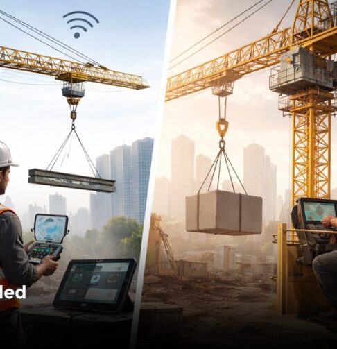 Remote vs Manual Cranes | AlWaha Cranes