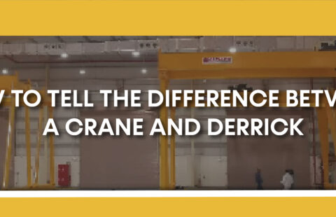 Difference Between a Crane and Derrick