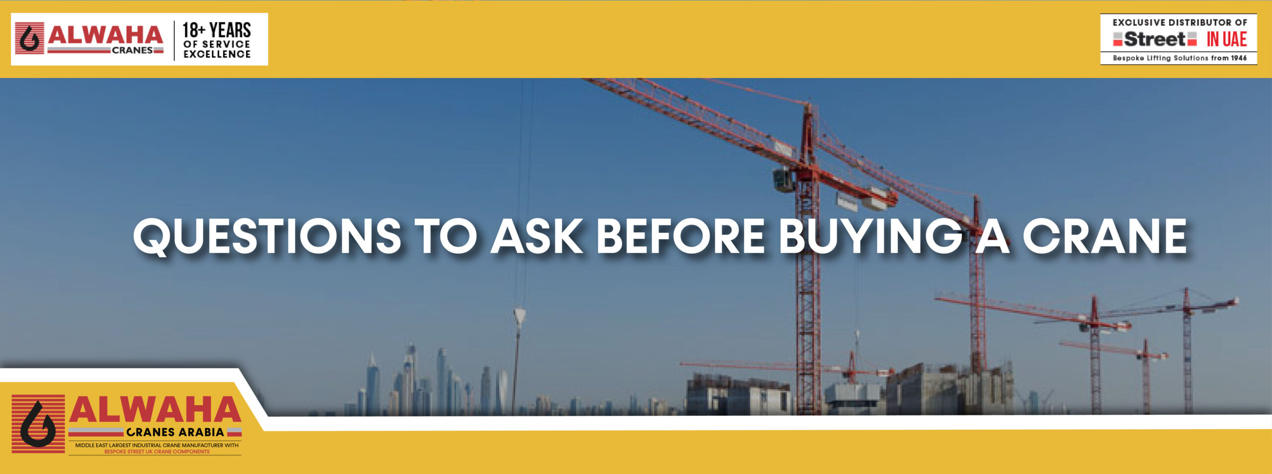 Questions to Ask Before Buying a Crane