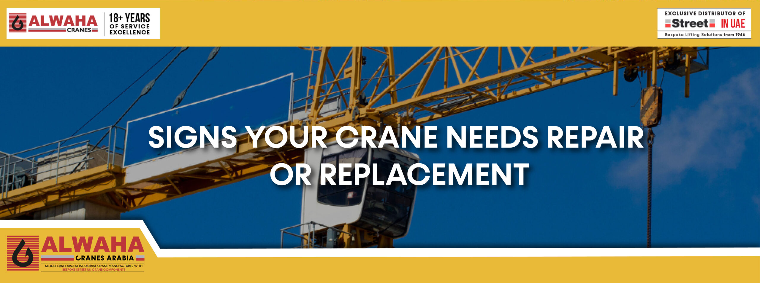 Signs Your Crane Needs Repair or Replacement
