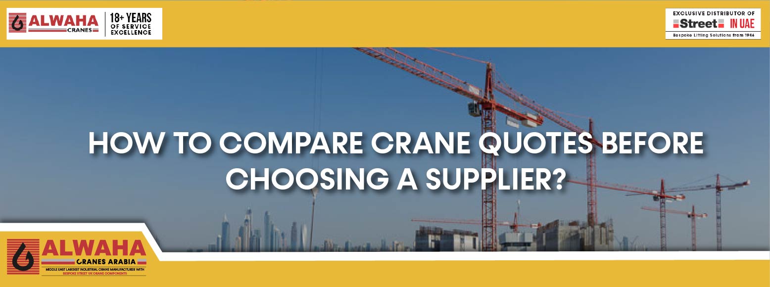 Compare Crane Quotes Before Choosing a Supplier?